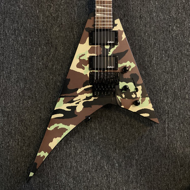 Jackson RRX24 カモ Jackson X Series Rhoads RRX24 Camo Electric Guitar Woodland