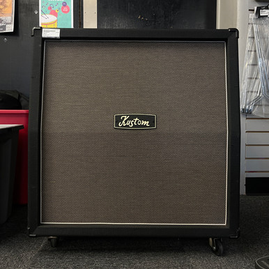 Used Kustom KG412 4 x 12 Guitar Speaker Cabinet 4 x 12