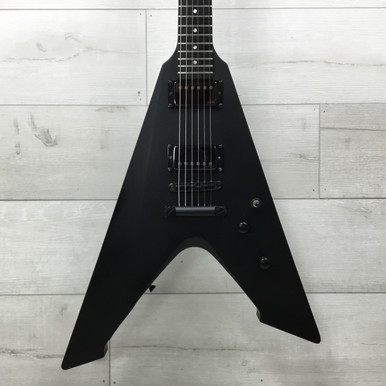 Used LTD VULTURE HETFIELD SATIN BLACK Pointy Electric Guitar