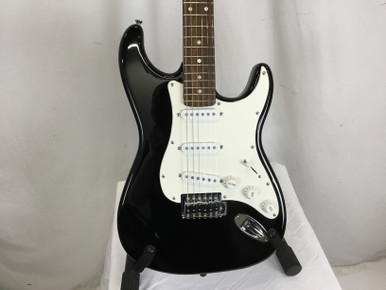 SX Stratocaster (6点セット) Used Excel EXCEL STRATOCASTER S Type Electric Guitar Black 6