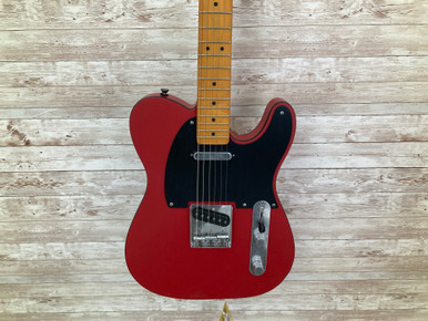 Used Squier 40TH ANNIV TELE MN T Type Electric Guitar Red 6-String