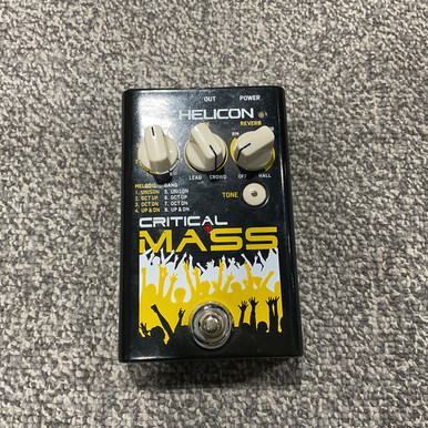 Used TC HELICON CRITICAL MASS Vocal Effects Unit