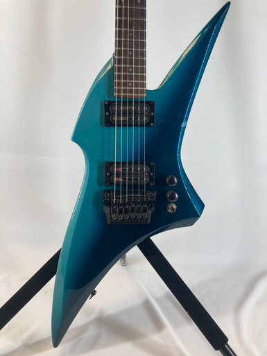 Used Ibanez XV500 Pointy Electric Guitar Blue 6-String