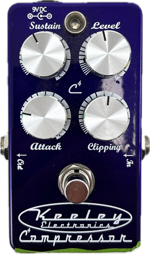 【美品】Keeley compressor C4 Used Keeley C4 COMPRESSOR PURPLE Compressor Pedal
