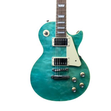 Used Epiphone LP AQUAMARINE W/HSC Electric Guitar Blue 6-String