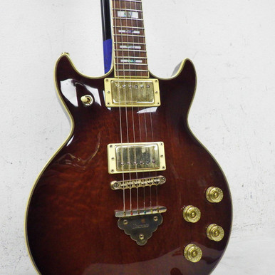 Used Ibanez AR350 Double Cut Electric Guitar Sunburst 6-String