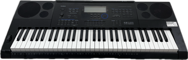 Used Casio CTK-6200 W/AC 61-Key Keyboard 61-Key