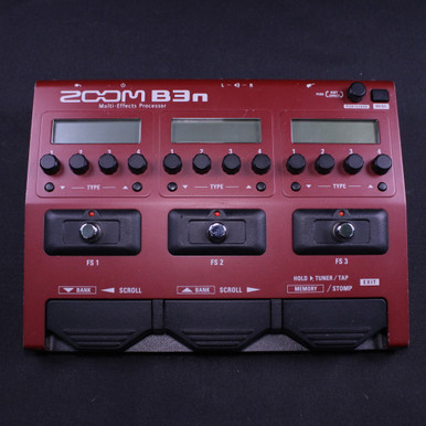 Used Zoom B3N MULTI FX PEDAL Floorboard Effect