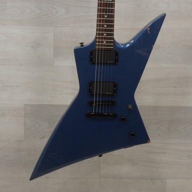 Used LTD EX-351 Pointy Electric Guitar Blue 6-String