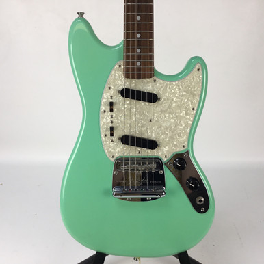 Used Fender MIJ MUSTANG Electric Guitar Green 6-String