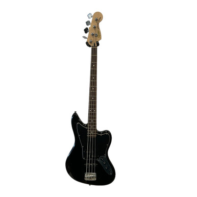 Used Squier JAGUAR BASS J Type Bass Guitar Black 4-String