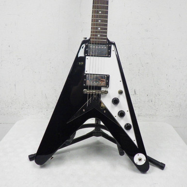 Used Epiphone FLYING V Electric Guitar Black 6-String