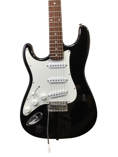 Used Austin AU740 LEFTY Electric Guitar Black 6-String