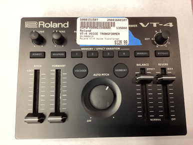Used Roland VT-4 VOICE TRANSFORMER Pro Sound Effects Unit