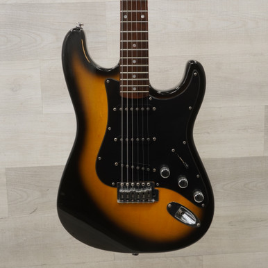 Used Kramer FOCUS 111S S Type Electric Guitar Sunburst 6-String