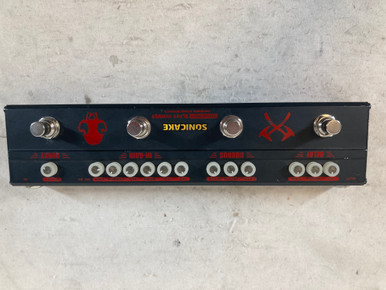 楽器 SONICAKE Black Hammer QCE-30 Sonicake Black Hammer Multi Effects Pedal for Heavy Metal.