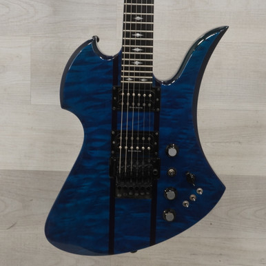 Used BC Rich MOCKINGBIRD ST Pointy Electric Guitar Blue 6-String