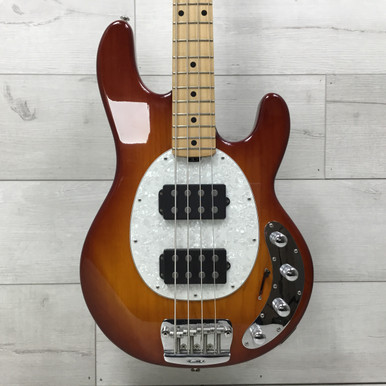 Used Musicman STINGRAY 4 HH P Type Bass Guitar Honey Burst 4-String