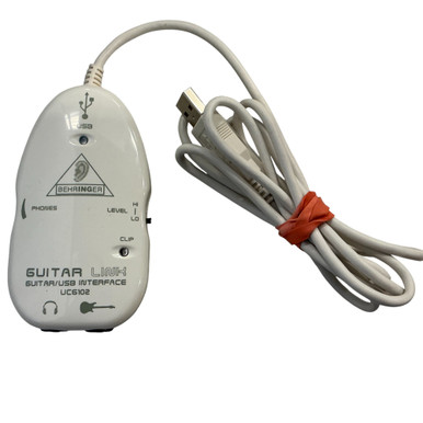 Used Behringer UC6102 Computer Interface 1 A/D Recording Inputs