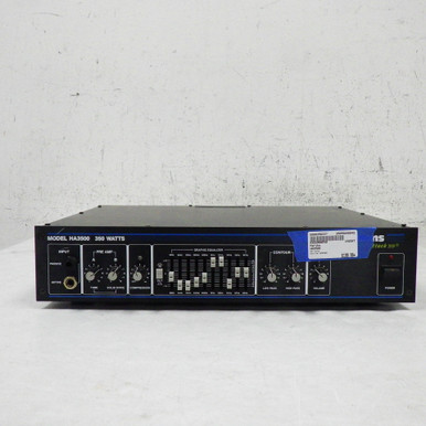 Used Hartke HA3500 Rackmount Bass Amplifier Head