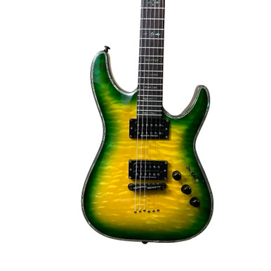 Schecter Dragon Driver EF-DD Electric Guitar Used with Light