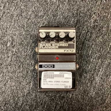 Used DOD FX72 BASS STEREO FLANGER Flanger Pedal