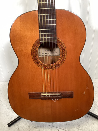 Used Yamaha NO. 120 NIPPON GAKKI Vintage Solid Top Acoustic Guitar