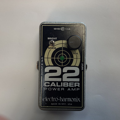 Used Electro Harmonix (E/H) 22 CALIBER AMP Guitar Effects Pedal