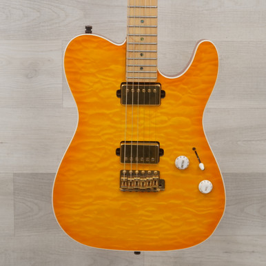 ギター DeliciousTaylormade GODDICK 2N5133VS Used Derulo Guitars The Rock T Type Electric Guitar Amber 6