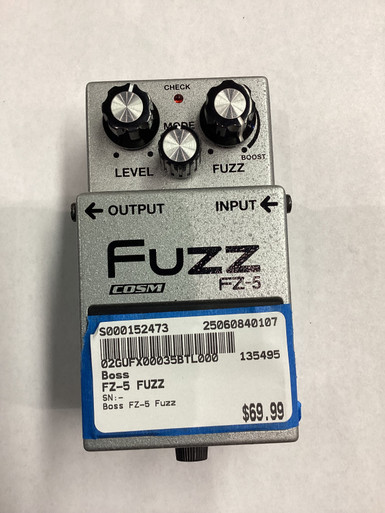 BOSS FZ-5 ファズ Amazon.com: BOSS FZ-5 Fuzz Guitar Pedal (FZ-5), Silver