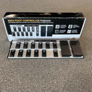 Used BEHRINGER FCB1010 MIDI FOOT CTRL