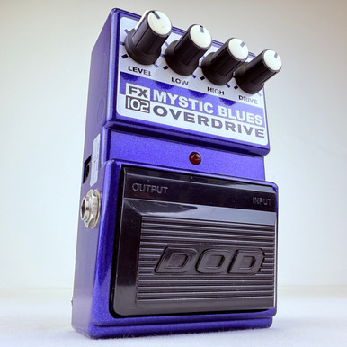 Used DOD FX-102 MYSTIC BLUES OVERDRIVE PEDAL Guitar Effect