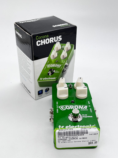 Used TC Electronic CORONA CHORUS W/BOX Chorus Pedal