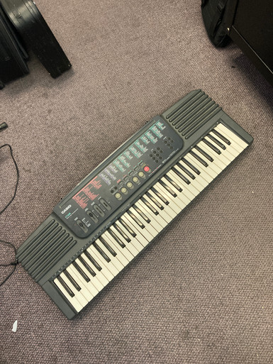 CASIO CT-350 Casiotone シンセサイザー　廃盤 訳あり】キーボード CASIO Casiotone CT-350 専用AD付 - メルカリ
