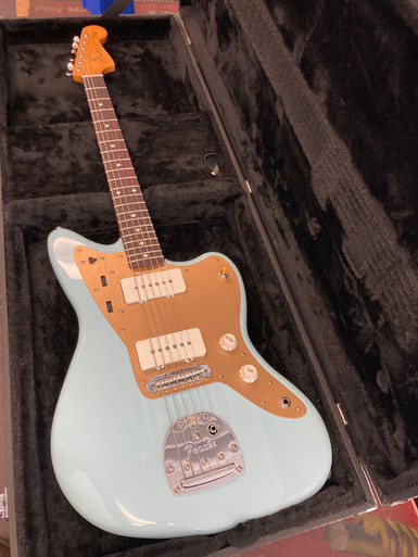 Used Fender VINTERA II 50S JAZZMASTER Electric Guitar Blue 6-String