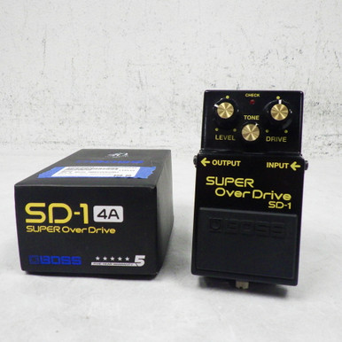 BOSS SD-1 4A 40th ANNIVERSARY 美品 Boss SD-1-4A 40th Anniversary Super Overdrive Pedal