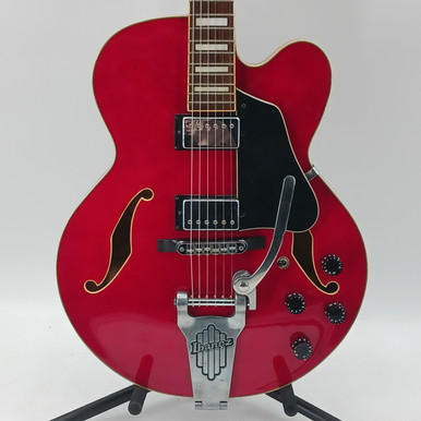 Ibanez アーチトップギター 赤 Ibanez AEG7TRH Acoustic-electric Guitar - Transparent Red