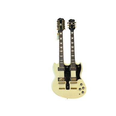 Double Neck ￼￼ guitar original ￼ Debuts Dave Mustaine 6 String + 12 Strings Double Neck