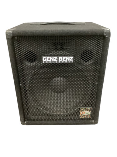 Used Genz Benz ECAB-112T 1X12 CAB 1 x 12 Bass Guitar Cabinet 1 x 10