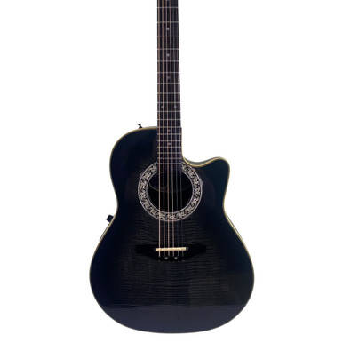 Used Ovation PINNACLE 386T WITH OHSC Solid Top Acoustic