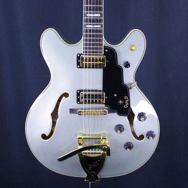 Used Guild STARFIRE SF-VI Semi-Hollow Electric Guitar Green 6-String