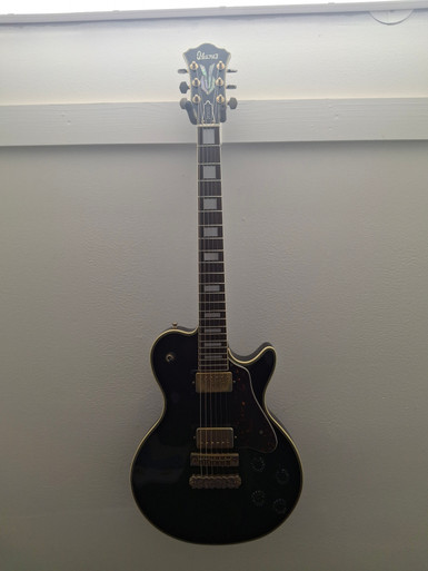 Used Ibanez PF200 Electric Guitar Black 6-String