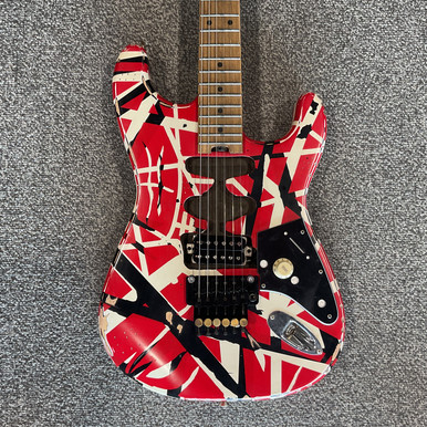 Used EVH STRIPED SERIES FRANKENSTEIN Electric Guitar