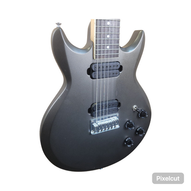 Used Ibanez AX 7221 Electric Guitar Silver/Gray 7-String