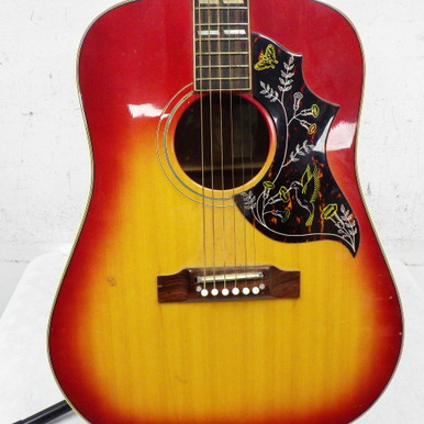 激レア mansfield HummingBird Used CORONET HUMMINGBIRD Vintage Solid Top Acoustic Guitar