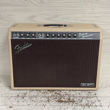 Used Fender TONE MASTER DELUXE REVERB W/ FTSW COVER 1 x 12 Solid