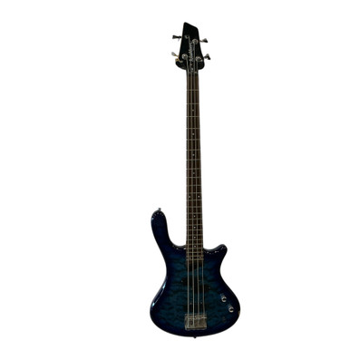 Used Washburn TAURUS T-14 Bass Guitar Blue 4-String