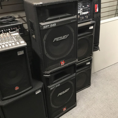 Used Peavey SP-5G PASSIVE PAIR Passive Full Range Speaker Cabinet