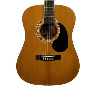 Used Harmony H166 Laminate Top Acoustic Guitar Natural