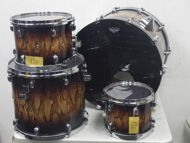 Used Tama STAR CLASSIC 4 PIECE MOLTEN BROWN Drum Shell Kit Brown